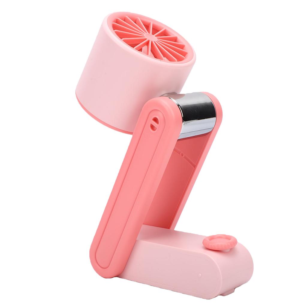 Foldable Handheld Cooling Fan 199 Speeds High Speed Ice Cooling Turbo Fan USB Rechargeable with Lanyard LED Display