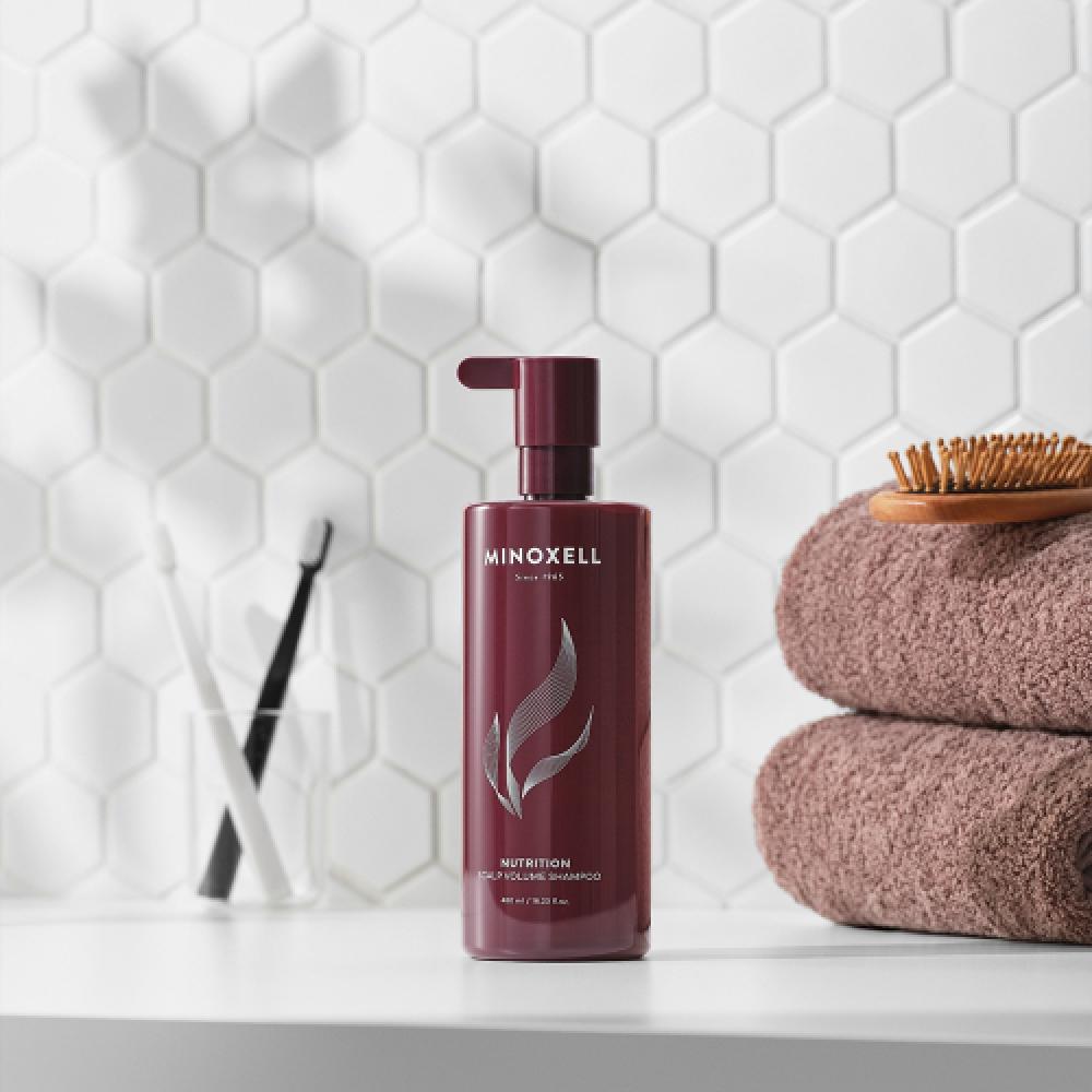 Minoxell Shampoo Volumizzante Nutriente per Cuoio Capelluto 480ml 3pz