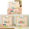 Wooden Shape Color Match Board For Kids Educational Toy For Toddlers
