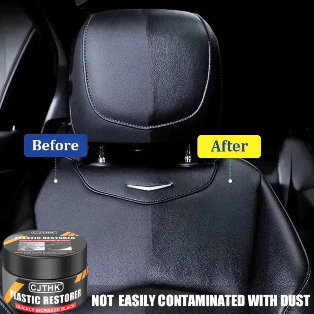 Dustproof Car Plastic Restorer Back To Black Gloss Coating Agent  Interior Leather & Panel