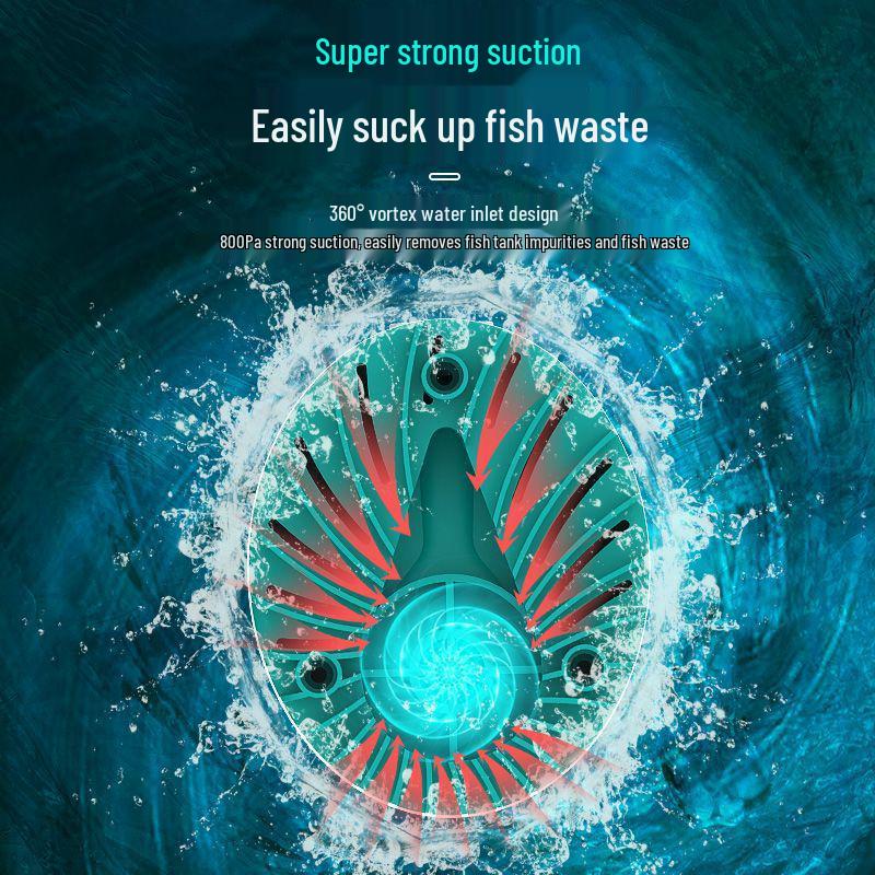 SQG Leise Aquarium Tauchpumpe - Kompakter Bodenansaug-Wasserzirkulationsfilter