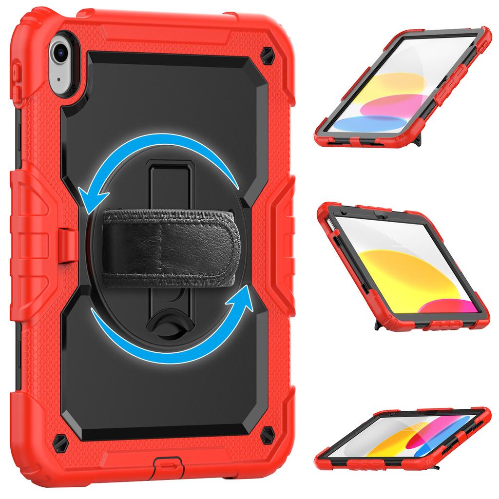 Armor Stand Case Universal for IPad 2025 11" A16 11th 10.9 2022 10th Gen Hybrid Cover with Screen 3-Layers Protection Protector