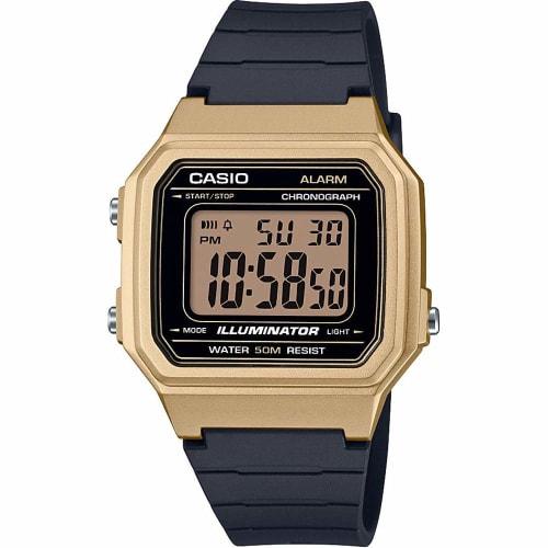 

CASIO Helen Digital Quartz Watch with Resin Armband W-217HM, Black, One Size, Strap.