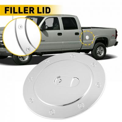 Trim Filler Tank Cover Door Gas Cap Fuel Fits For Silverado Tahoe Chevy Suburban