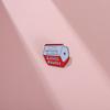 Letter Milk Modern Brooch In Alloy Material Ideal For Memorial Gifts And Accessories Fashion