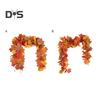 175CM Artificial Maple Leaf Garland Home Garden Indoor Outdoor Hanging Faux Plant Leaves Vine Halloween Fall Harvest Festival Decoration