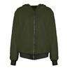 Women's Fashion Casual Hooded  Zipper Prokets Solid Long Sleeve Plush Coat