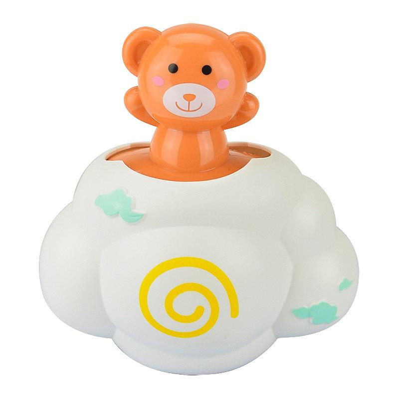 

Kids Shower Cloud Toy With Cute Bear Design For Bath Time Fun And Learning Activities Style B