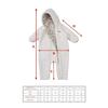 Hooded Wellsoft Jumpsuit Baby White