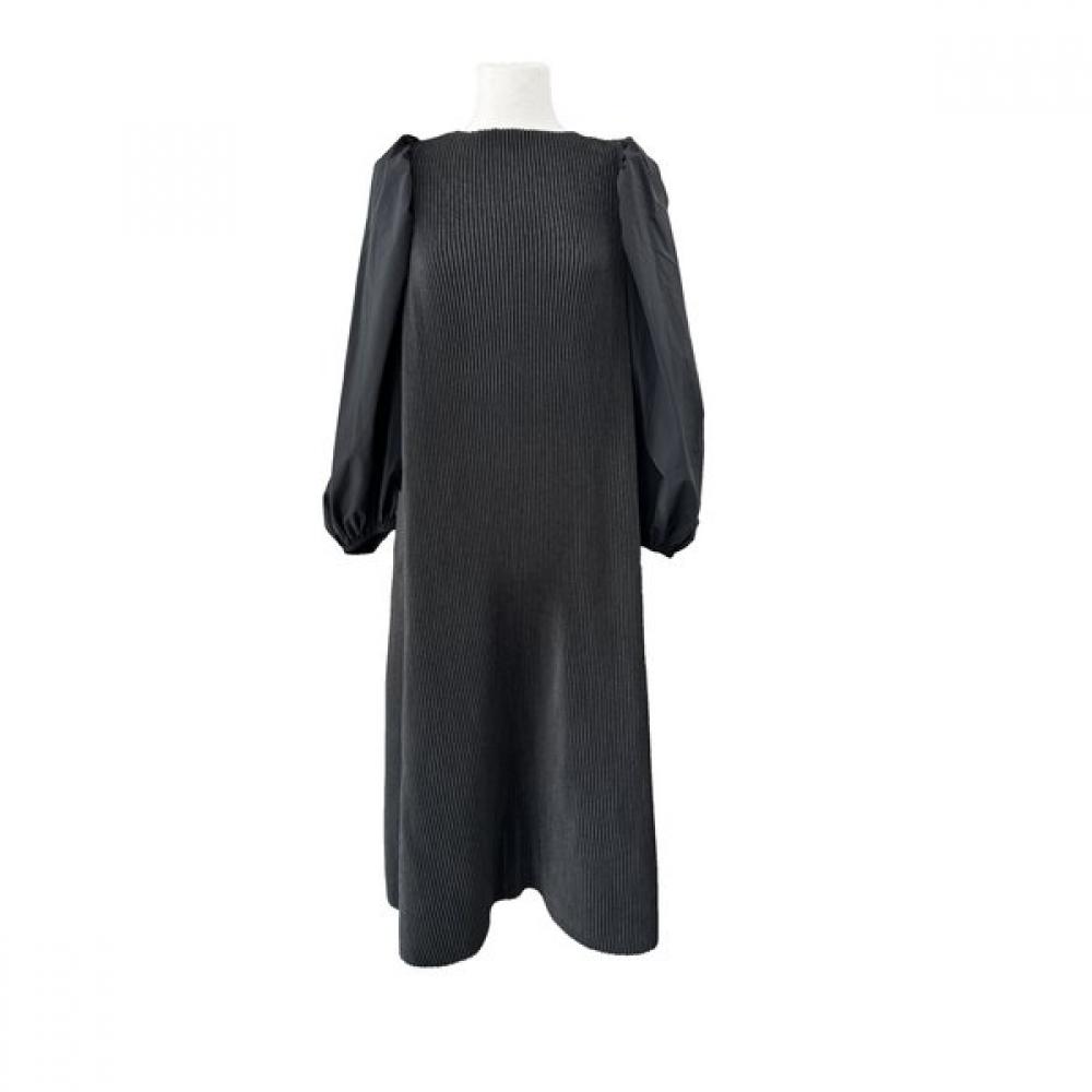 Specchio Long Sleeve Dress  Woven Sleeves  451 584