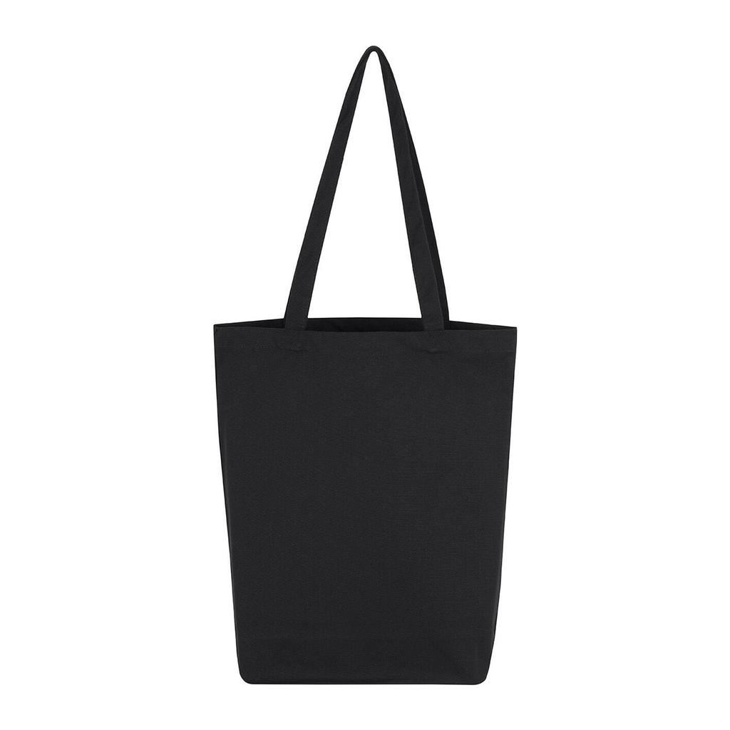 SG Accessories Long Handled Cotton Canvas Gusseted Tote Bag