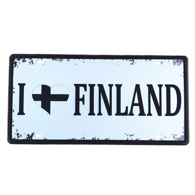 Japan USA Mexiko Italien Frankreich Flagge Auto Nummern schild Amsterdam Metall Zinn Zeichen Bar Pub Cafe Club Home Wand