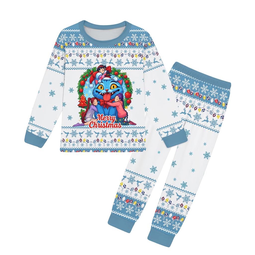 Jentesett Barn T-skjorte 2 stk Langermet Tegneserie Klær Antrekk