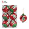 6Pcs/box 6cm Christmas Ball Ornaments Xmas Tree Hanging Pendant Christmas Decorations for Home 2025 Navidad Natal New Year Gift