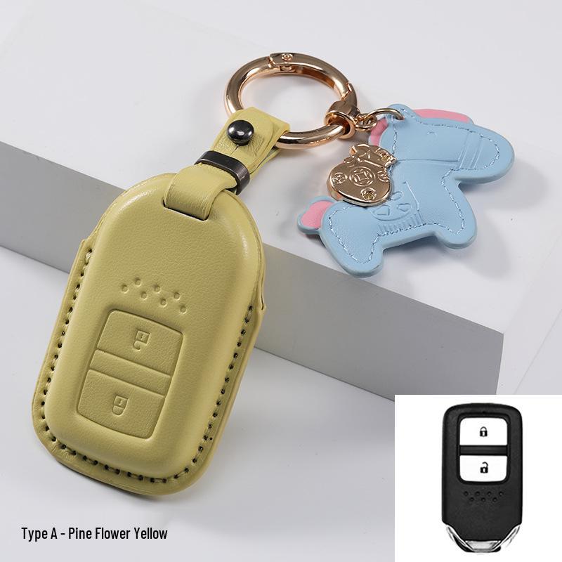 Honda Key Case for 25 Models: Civic, CR-V, Accord, Inspire, Fit, Odyssey - Cartoon Design for Men & Women