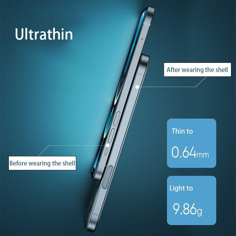 PP Phone Case for iPhone 12 6.1 inch,Ultra Thin Breathable Hollow Hole Heat Dissipation Mesh Back Cover