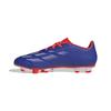 Adidas Predator Club FxG Soccer Unisex Lucid Red Size Cleats, Adult, NIR98, Blue/Footwear White/Solar (IF6344), 26.5cm