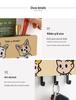 Cartoon Wall-Mounted No-Drill Clothes Hook & Key Rack with Storage Box