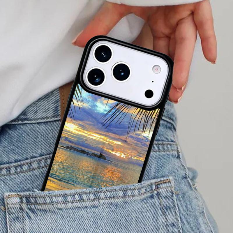 Summer Beach Love Phone Case for iPhone 17ProMax 12 13 14 15 16e 17 Pro Max Plus Air Cover