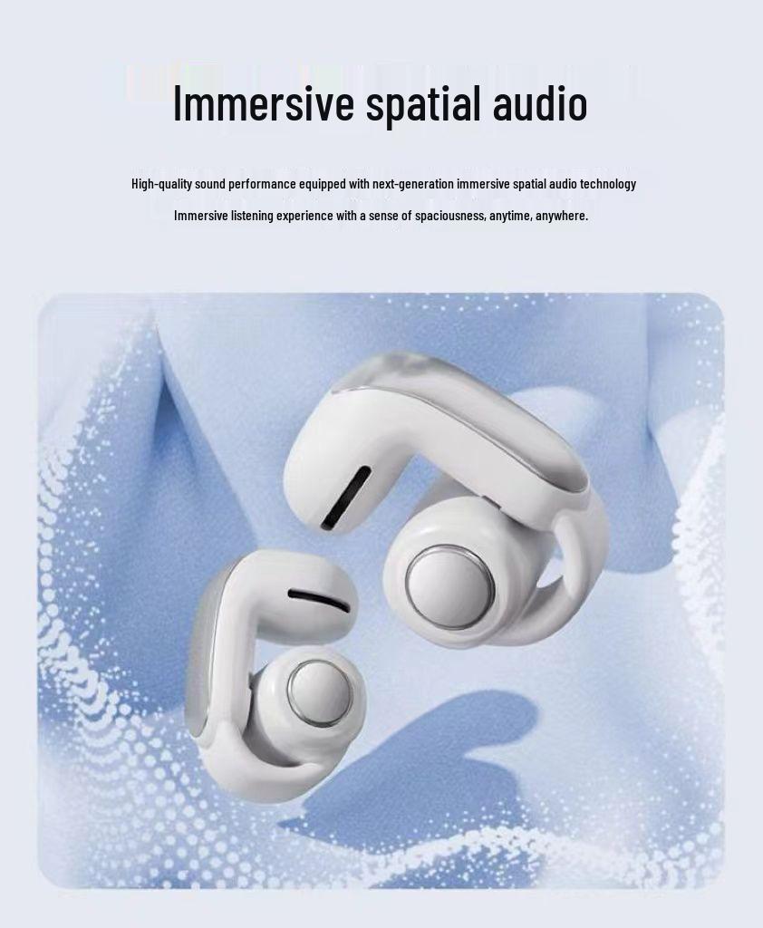 2025 GTS31 Wireless Ear Clip Sports Earphones – Non-In-Ear, Long Battery, High-Quality Sound Bluetooth.