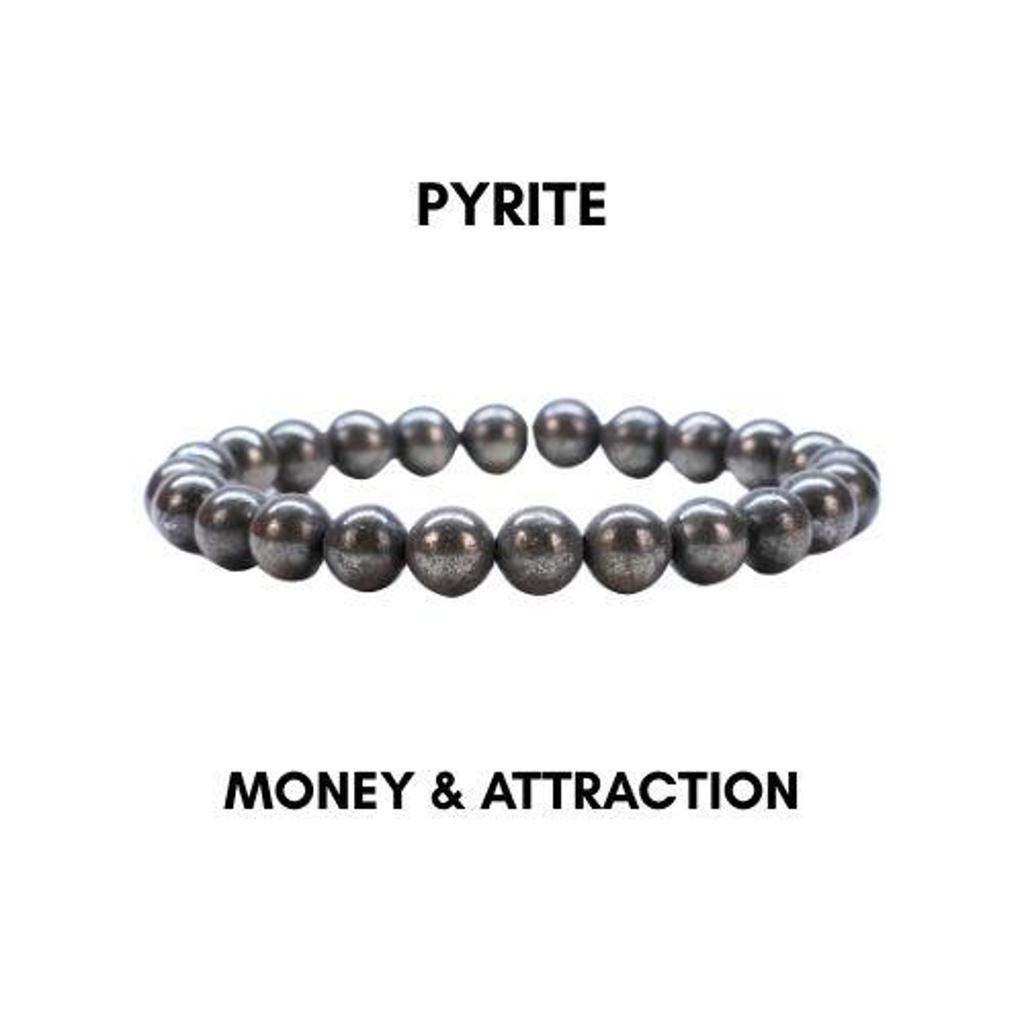 Natural Pyrite Bracelet|Healing Crystal Jewelry|Wealth & Prosperity Stone|Unisex Bracelet|Gemstone Energy Bracelet|Spiritual Gift|Adjustable