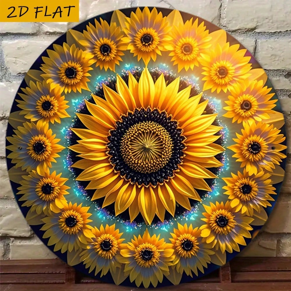 2D Flat Metal Sign Wall Decor Hanging Ornament