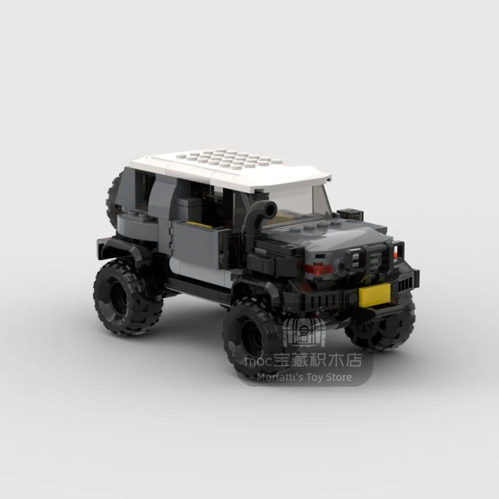 MOC SUV Městské Auto Závodník Klasické Terénní Stavebnice Cihla Závodní Super Technika Kreativní Garáž DIY Sada