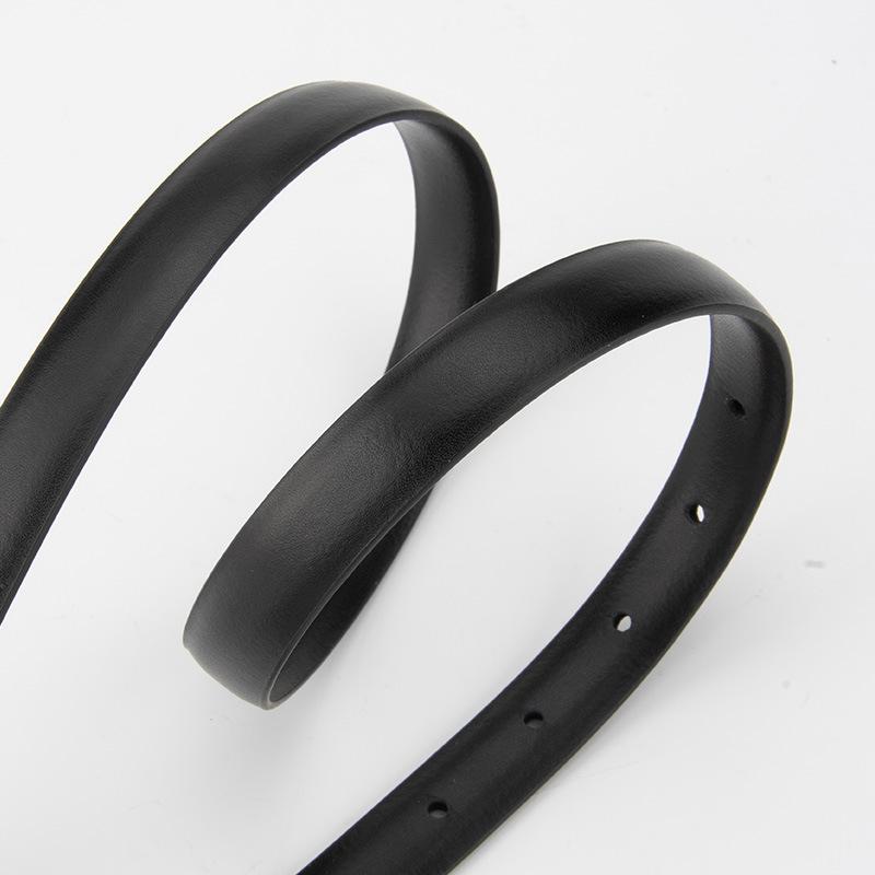 European and American Elegant and Fashionable Women's Genuine Leather Belt Versatile Dress Jeans Belt Pin Buckle Cowhide Women's Belt