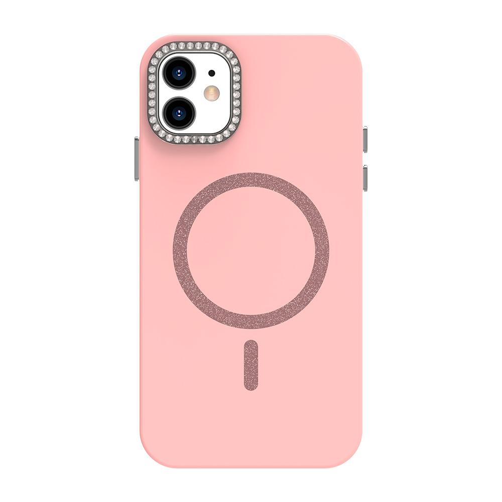 Magnetic Phone Case for iPhone 11 12 14 16 Pro 16 15 14 13 12 Pro Max 13 14 15 16 High Quality Sparkling Shockproof Shell