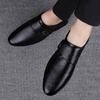 Business formal leather shoes men's top layer cowhide leather casual shoes 2024 new trend groom's wedding shoes