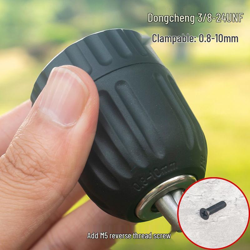 Universal Self-Locking Ratchet Drill Chuck Wrench for Power Tools