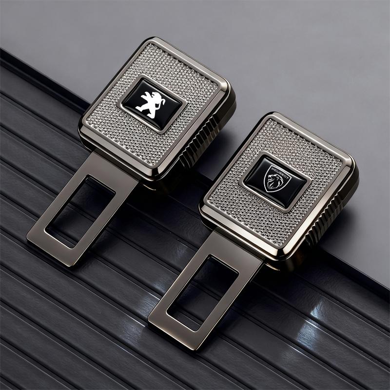 Car Accessories Seat Belt Buckle Safety Extender For Peugeot 408 308 5008 208 2008 U3008 Landtrek Rifter 508 301 608 Valve cap