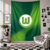 VfL Wolfsburg FC Wall Tapestry Home Decor Wall Hanging Cloth for Bedroom Living Room Background