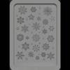 Nails Art Silicone Mold Snowflake Theme Manicure Training Tool Professional Manicure Supplies for Various Occasion