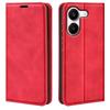 Wallet Case for Poco X8 Pro 5G - Leather/PU, Red