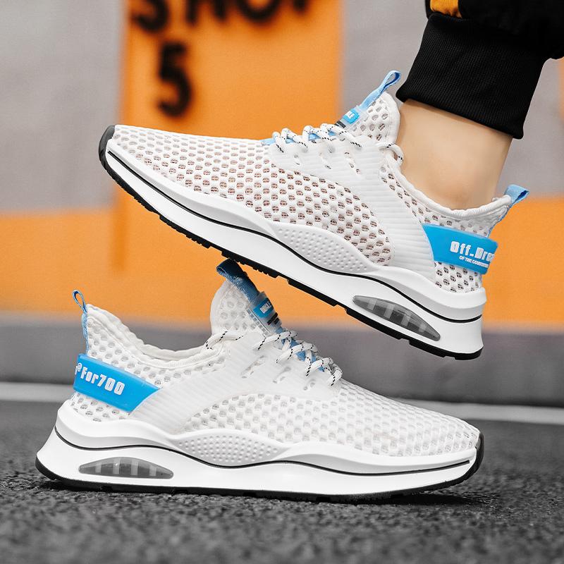 Men's Casual Sneakers Breathable Running Fitness Outdoor Light Comfort Sweat Absorption Mesh Shoes Tennis Men Spring Summer