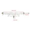 Tendance Mode Niche Dentelle Pierres Précieuses Pendentif Chaîne Clavicule Collier Tempérament