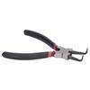 Internal Curved Retainer  Pliers Carbon Steel Rubber Circlip Pliers with Immersion Handle 6in