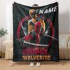 Custom Name "Spider-Man: Spider-Verse" blanket for Couch & Bed, Plush Cozy Fuzzy Blanket Super Soft & Warm Blankets for Fall and Winter. 090820
