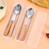 1/2/3 ks Nerezové nádobí s dřevěnou rukojetí Lžíce Steakový nůž Vidlička Čajové lžičky Pro domácí kuchyni Stolní nádobí Kuchyňské nářadí