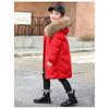 Girls Winter Wear Middle And Older Children Girls In The Long Section Of The Thickened Paragraph Down Cotton Jacket Girls Cotton Clothes