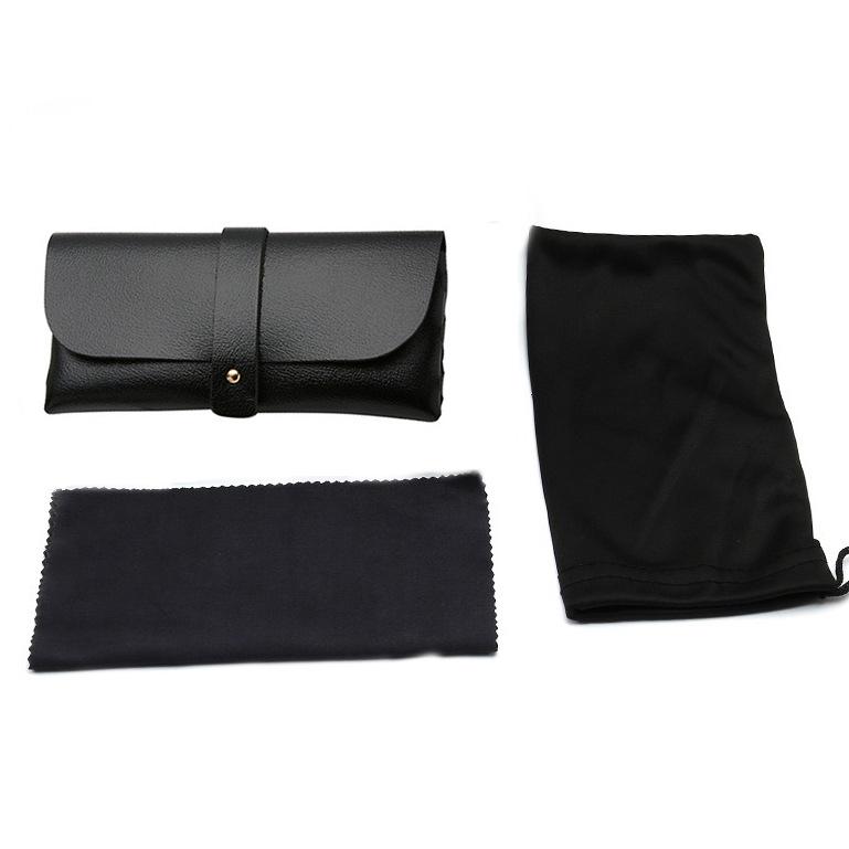 Modische Leder-Brillenetui, Druckbeständiger Druckknopf, Retro-Sonnenbrille, Lederetui, Großer Platz für die Umverpackung der Brille.