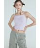 Kinetikeullo Crop Sleeveless Top (Lavender)