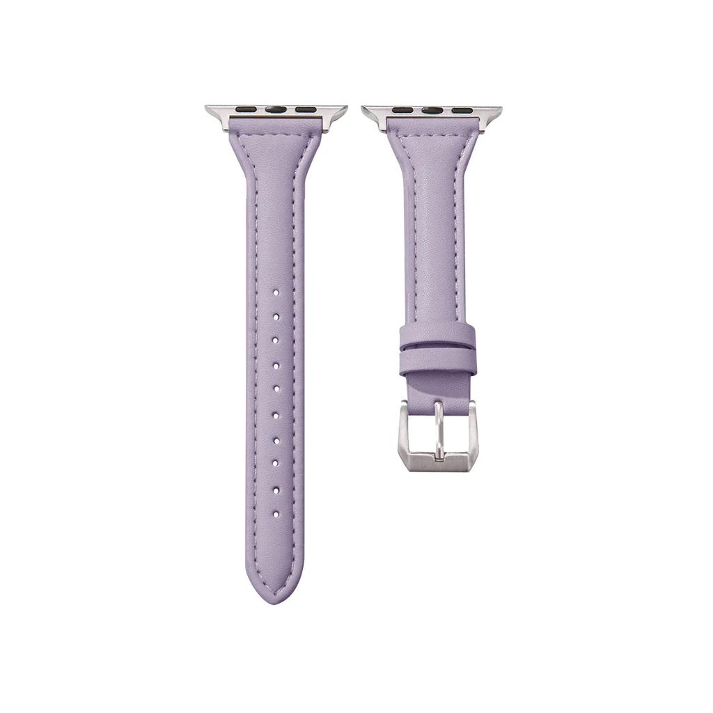 Slim Leather Strap For Apple Watch Band 44mm 40mm 41mm 42mm 38mm 49mm 44 Mm Bracelet Apple Watch 8 45mm Bands Ultra 9 7 Se 3 4 6