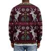 Sudadera de cuello redondo navideña para hombre