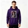 Men Anime Printed Pullover Hoodie Casual Long Sleeve Sweatshirt for Daily Wear