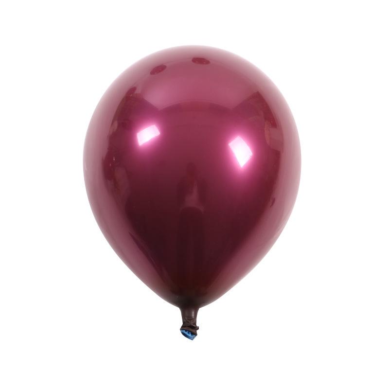 Cherry Red Double Layer Latex Balloons for Weddings and Festivals