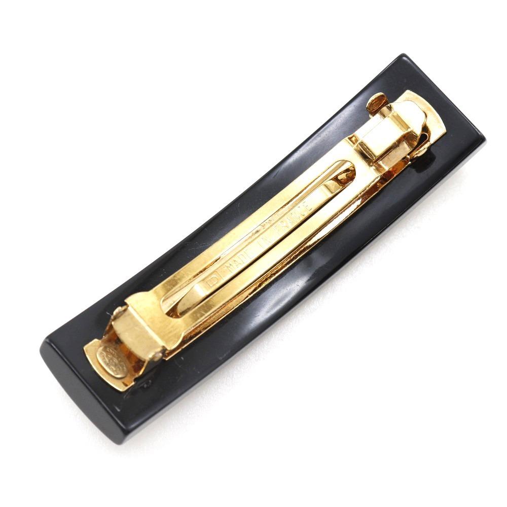 Chanel COCO Mark Valletta Camelia schwarz/Weiß Kunststoff Mehl Damen Gebraucht