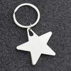 Star Shaped Keychain For Men Sturdy Alloy Metal Key Ring Accessory Stylish Pocket Decors Gift For Birthdays