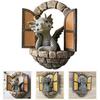 Holibanna 3D Dragon Wall Art Decor Hanging Dinosaurs Sculpture Wall Mounted Room Decor Home Wall Decorations for Kids Bedroom
